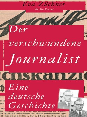 cover image of Der verschwundene Journalist